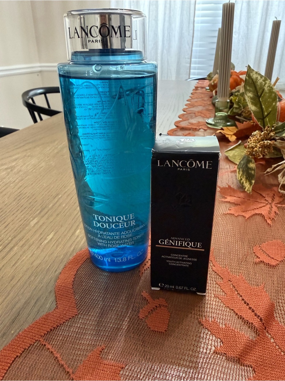 Lancôme Tonique Douceur Hydrating Toner and Advanced Génifique